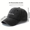Baseball Cap with Simple Printed Letters for Men and Women, Suitable for Outdoor Leisure, Sun Protection, Duckbill Cap