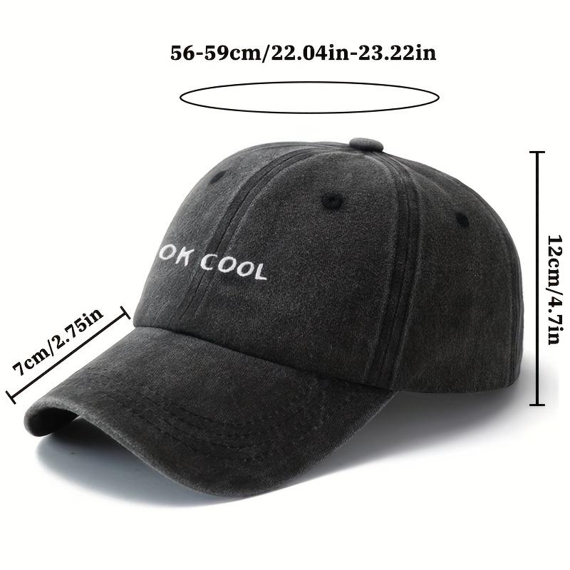Baseball Cap with Simple Printed Letters for Men and Women, Suitable for Outdoor Leisure, Sun Protection, Duckbill Cap