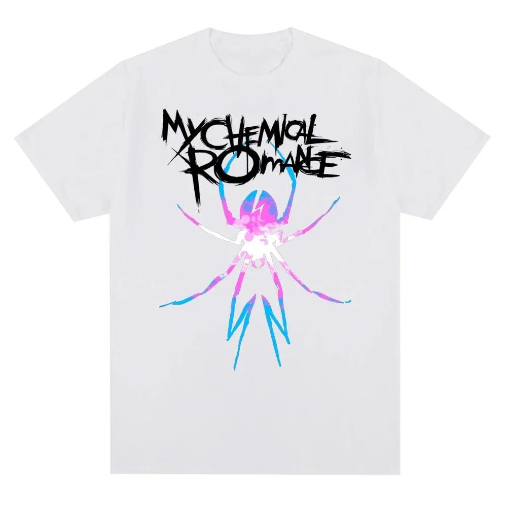 My Chemical Romance Mcr Band Men Women T-Shirt Printed T Shirt Casual Short Sleeve Tshirt Streetwear Trend Tee Tops 70216