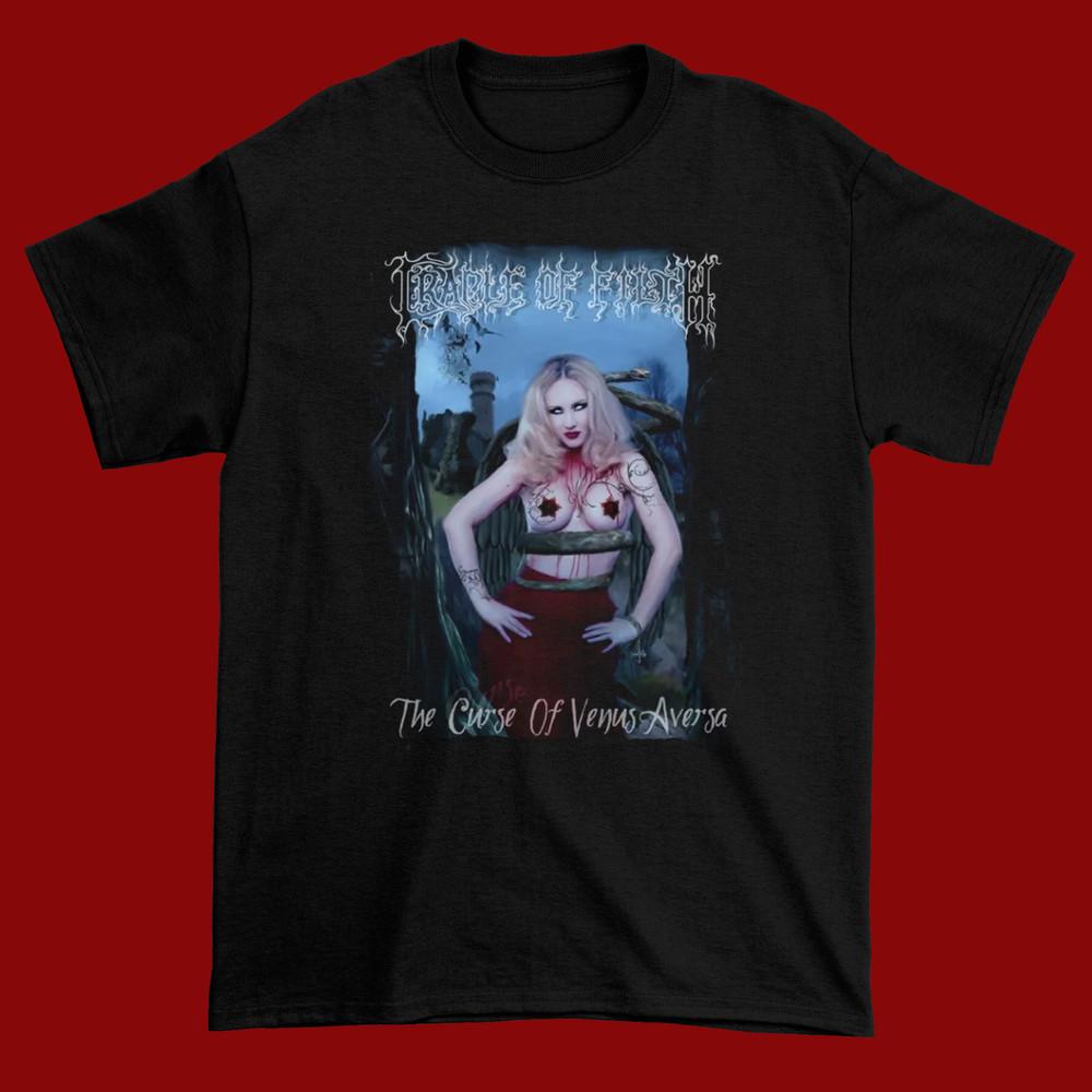 Новая футболка Cradle of Filth The Curse of Venus Aversa Все размеры Черная Унисекс Футболка A089 Унисекс Футболка XXXXL