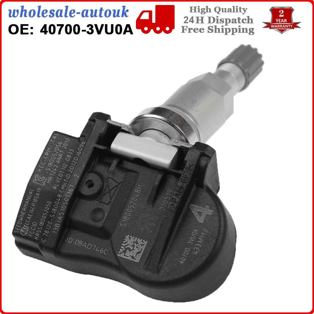 FOR Nissan Renault WHEEL CAR TPMS TIRE PRESSURE SENSOR 407003VU0A Monitor System