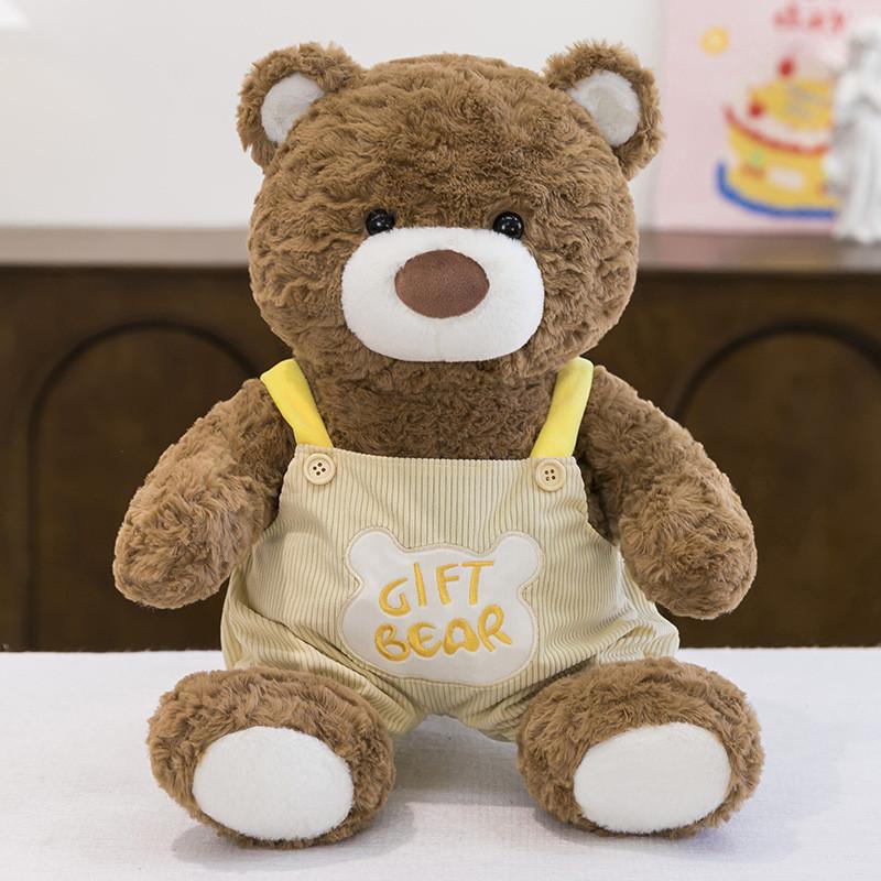 Plush Teddy Bear Sitting Pose With Straps For Kids And Women Soft Cushion