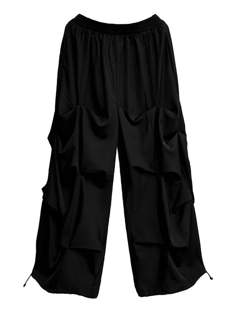 Xitao Široké kalhoty s elastickým pasem GYX1802