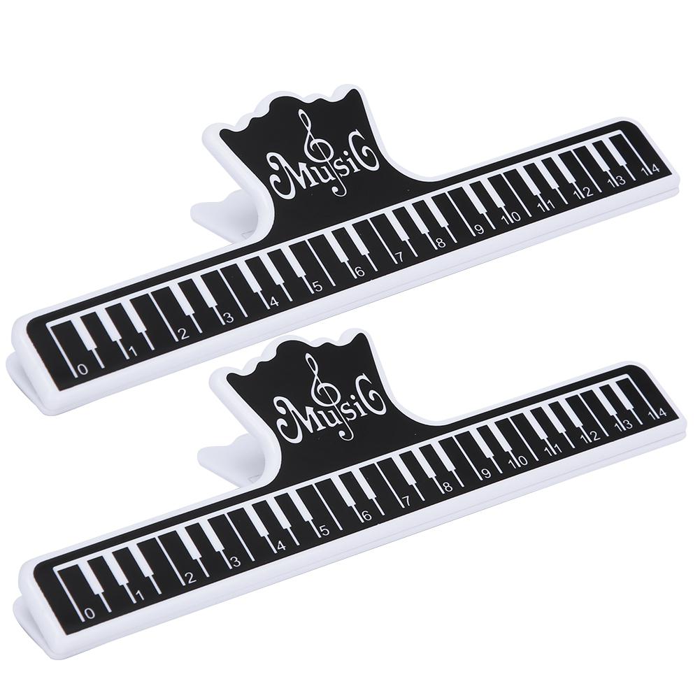 2Pcs Musical Book Note Clip Plastic Page Holder Musical Instrument Performance