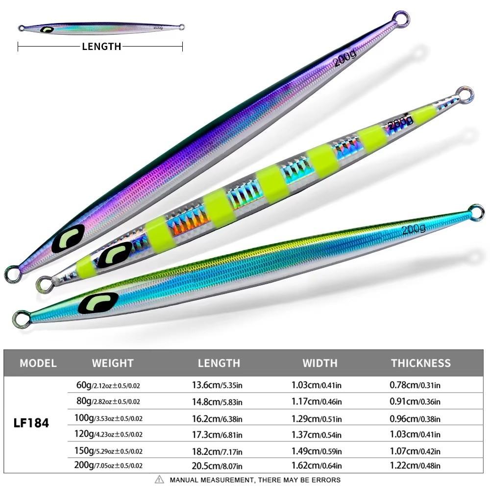 Fast Sinking Fast Sinking Hard Bait 120g Jigging Fishing Lures  Seawater Fishing