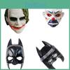 Robber Joker Batman Mask Resin Cosplay Mask For Christmas And Halloween Costume And Party Decor