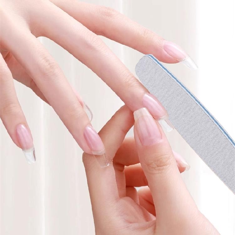 6Pcs Nail Files Double Sided Emery Boards Manicure Tools 100/180/240/600/3000 Grit Professional Manicure File Washable