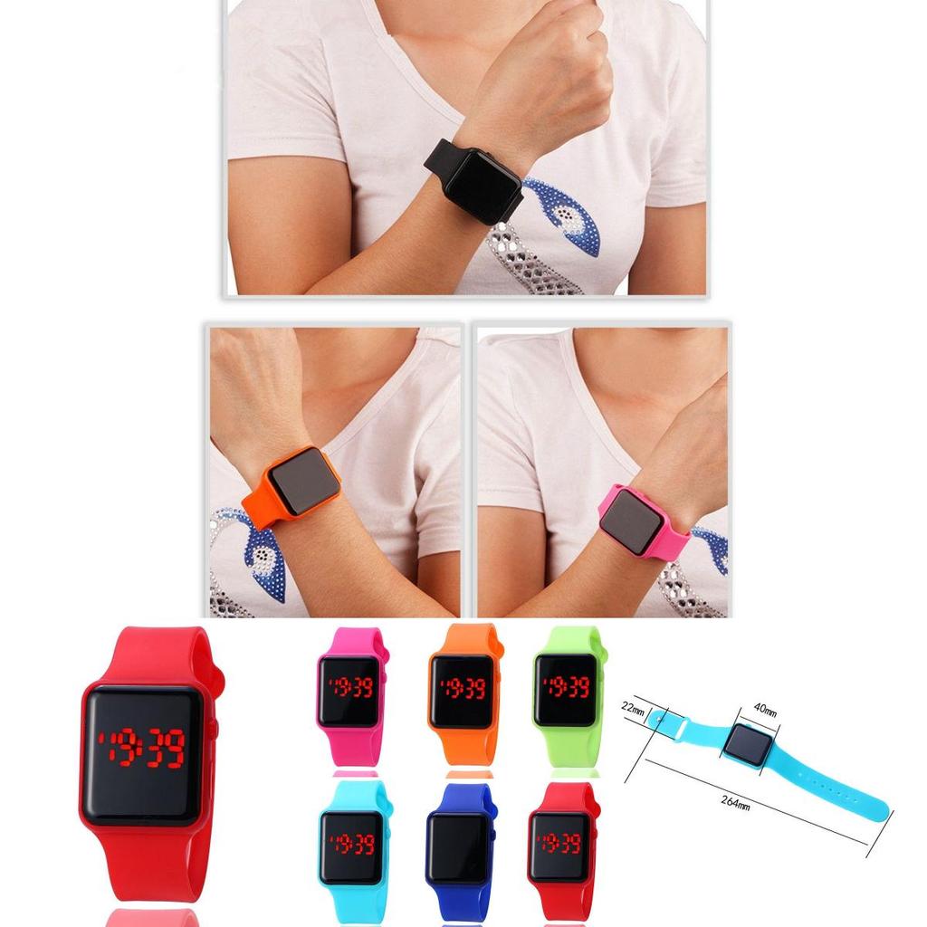 Stylish Electronic Digital Fashion Kids Waterproof Led Display Watch For All Ages