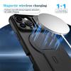 For Magsafe Magnetic Wireless Charging Case For iPhone 16 15 14 13 12 11 Pro Max Plus 16e Armor Stand Slide Lens Protector Cover