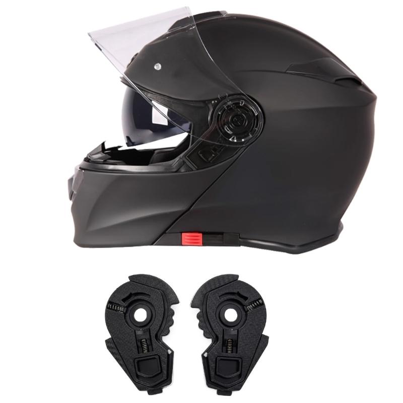 Easy Installation Flip Up Helmets Bottom Base Mount Support Secure Attachment for JHM 902 Improve Motorcycle Safety 2pcs
