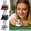 Reptile Water Dispenser Automatic Detachable Reptile Bowl Tortoise Water Dish Gecko Drink Dispenser for Lizard Chameleon Snake