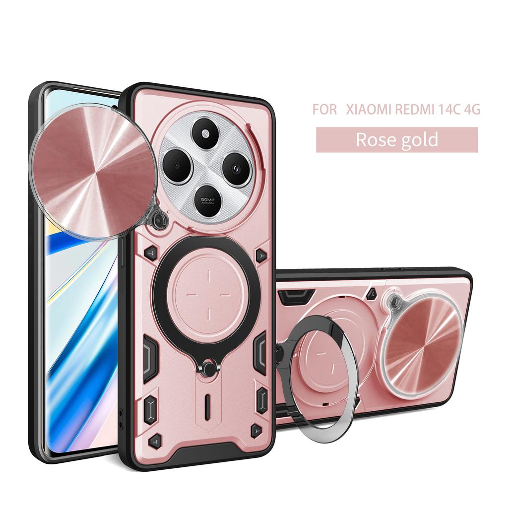 Applicable to Xiaomi Redmi 15C Jiashang magnetic mobile phone case Redmi 14C bracket Redmi A7Pro all-inclusive protective case