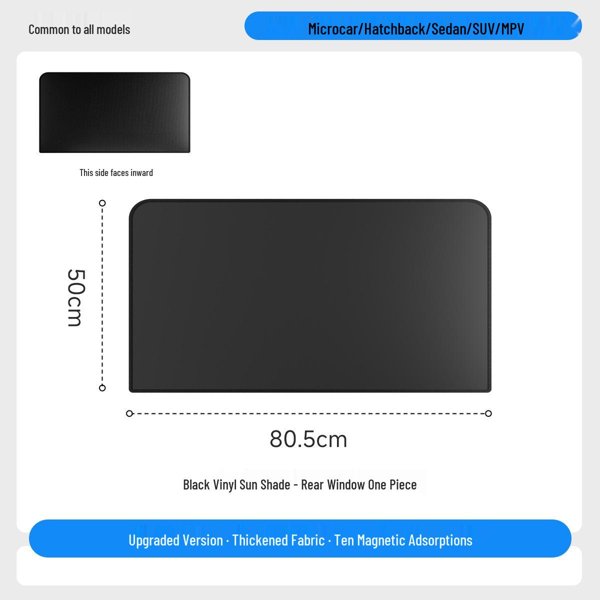 Magnetic Car Window Sunshade: Privacy, Sun Protection & Heat Insulation Side Curtain