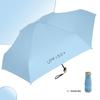 Compact Capsule Umbrella with UV Protection and Black Glue Sunshade