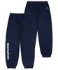 WHATHEPUCK W-Logo Embroidered Patch Sweatpants Navy