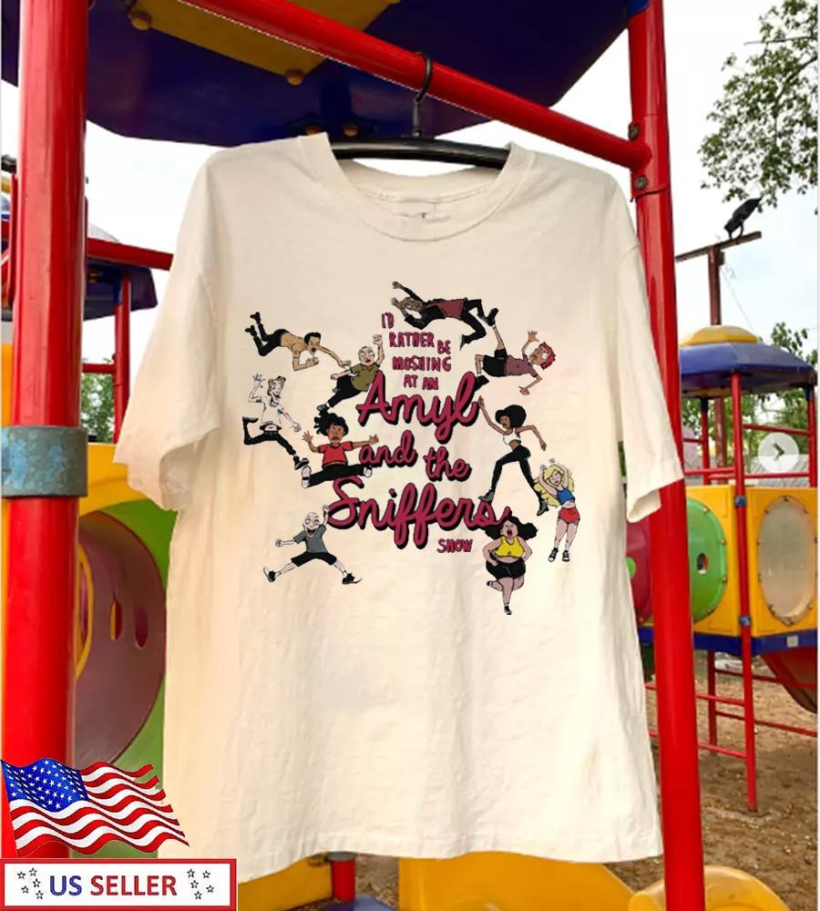 

Vintage Amyl And The Sniffers Mosh Pit T-shirt Cotton Size S -5XL IL406 Unisex T-Shirt XXXXL
