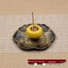Large Ceramic Sandalwood Incense Burner for Indoor Aromatherapy & Mosquito Coil Holder