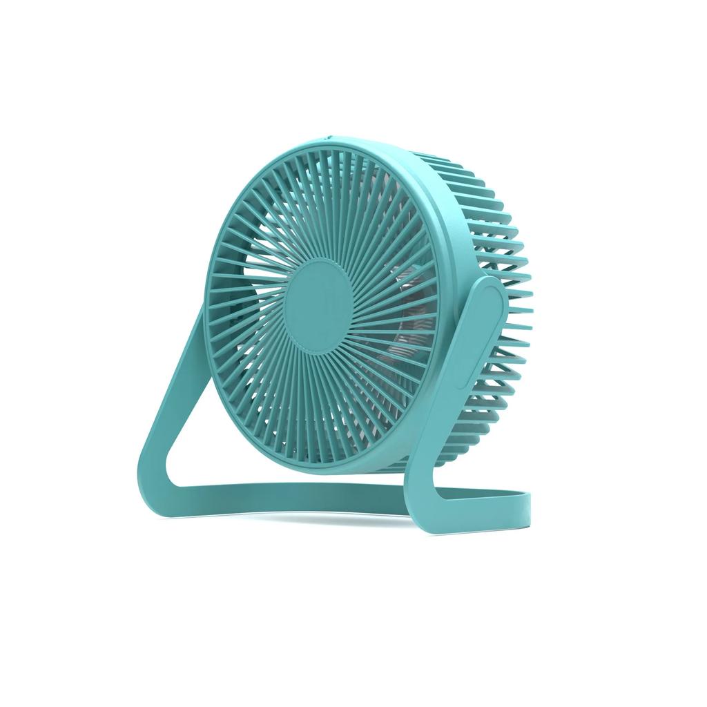 New 5 Inch USB Desktop Fan Rotating Mini Adjustable Portable Electric Fan Summer Mute Air Cooler For Home Office Makeup Fan Neck