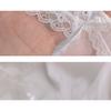 French Retro Satin Lace Mesh Low Waist Sexy Women Brief Underwear