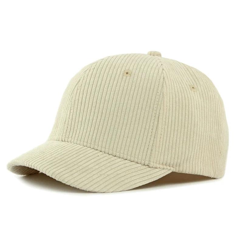 Winter Cotton Solid Casquette Warm Baseball Cap Adjustable Outdoor Snapback Hats for Men and Women 115