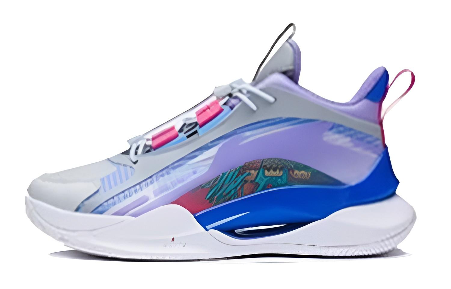 Li Ning YOUNG Kids Basketball Shoes Grade School YKBS016-5 35