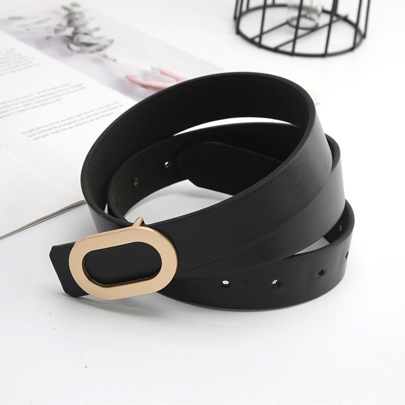 Stylish Vintage Buttoned Thin Waist Belt With Unique Buckle For Women's Jeans Dress Decor Available Now