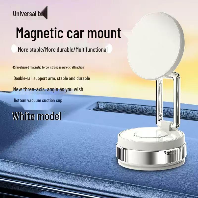 Magnetischer Vakuum-Saug-Autohalter mit drehbarem und klappbarem Anti-Shake-Ständer
