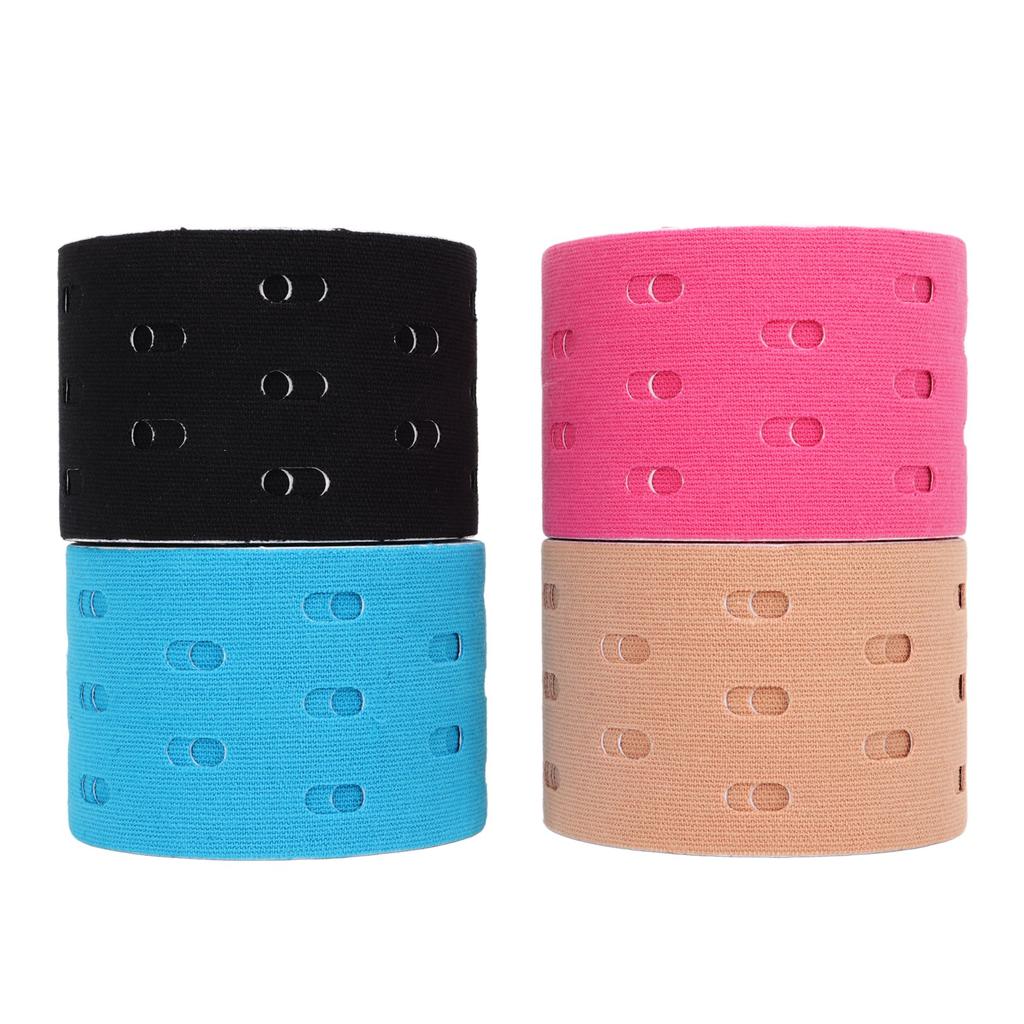 4Pcs Kinesiology Tape Waterproof Elastic Breathable Comfortable Athletic Body Tape for Sports Fitness