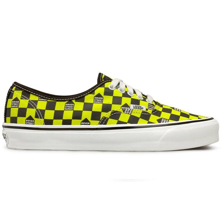 Vans Dsm X Authentic Vault Fluro Rebellion Og Lx Zapatillas de Skate de Caña Baja de Lona Unisex Amarillo Negro VN0A4BV95B4