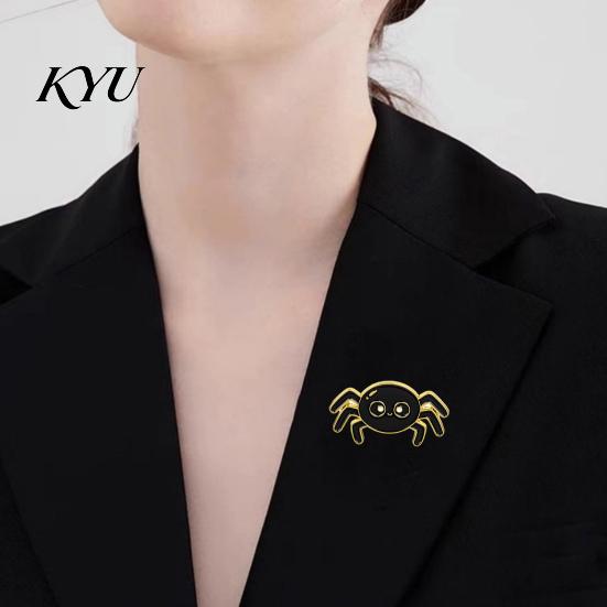 Costume Decorative Pins Halloween Enamel Brooch Pin, Cartoon Ghost Witch Hat Black Cat Backpack Embellishment Pin Spider Badge for Jackets Backpacks