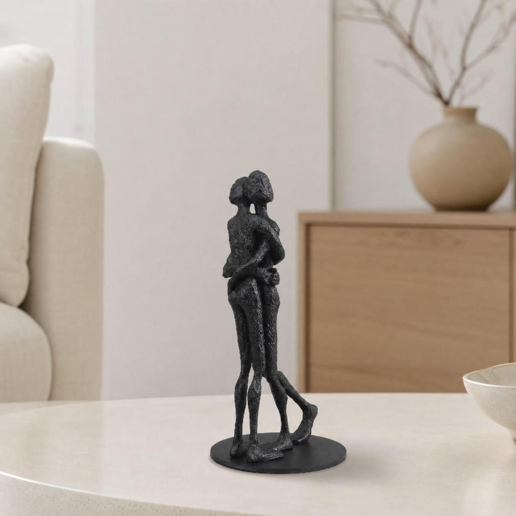 Cast Iron Human-Figure Sculpture Modern for Entryway