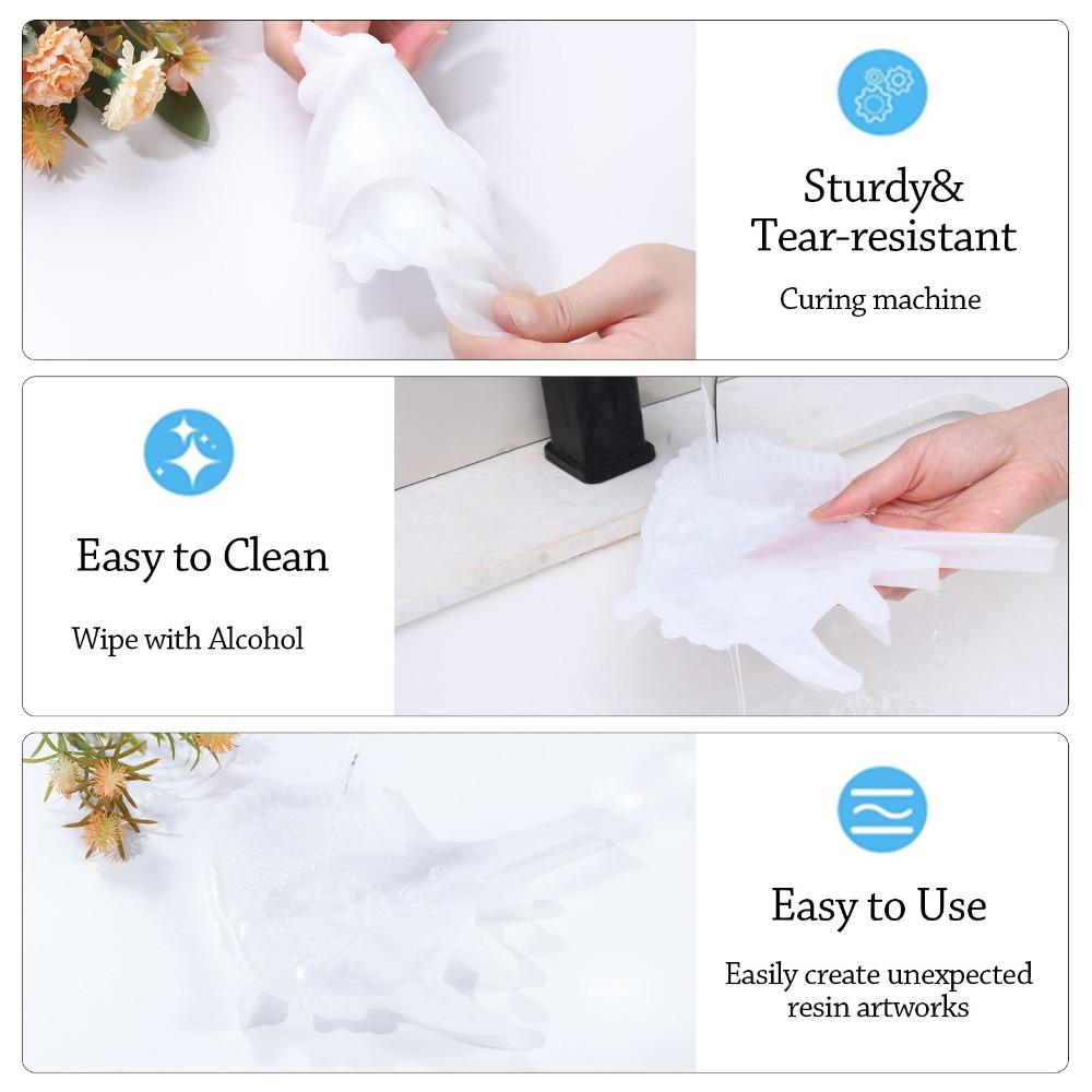 Sea Turtle Silicone Molds Crabs Gypsum Mold Hot 3D Resin Crafts Silicone Mold  Home Decoration