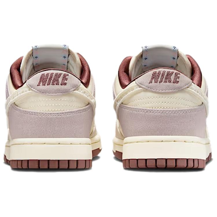 New Nike Dunk Abrasion Resistant Low top Skateboard Shoes Women's Beige Brown IH7353-010