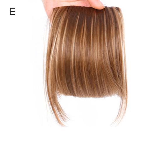 Gefälschte Ponyfransen, nicht abwerfbar, angenehm zu tragen, flauschig, glatt, weich, nahtlos, elegante Damen-Frontfransen, Air-Pony, Modellierzubehör