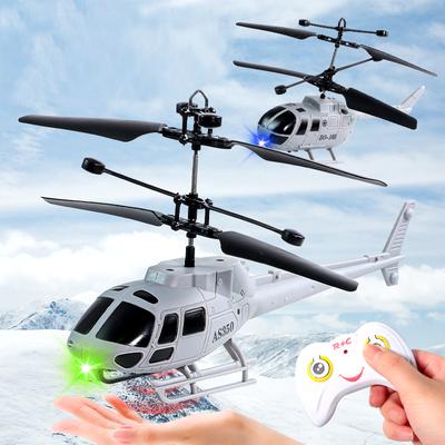 Helicóptero RC con cargador USB, juguete de control remoto, caza flotante, micro juguete para interior y exterior para niños, avión RC YK03