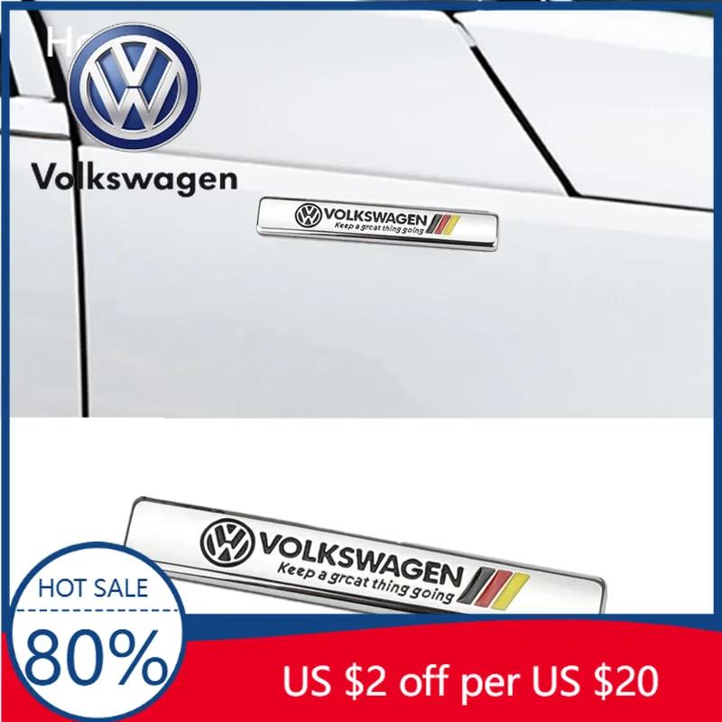 For VW Volkswagen Jetta MK5 Golf 3D Metal Car Sticker Emblem Badge By Decal Car Styling for Volkswagen GOLF 5 Tiguan Polo Golf 6