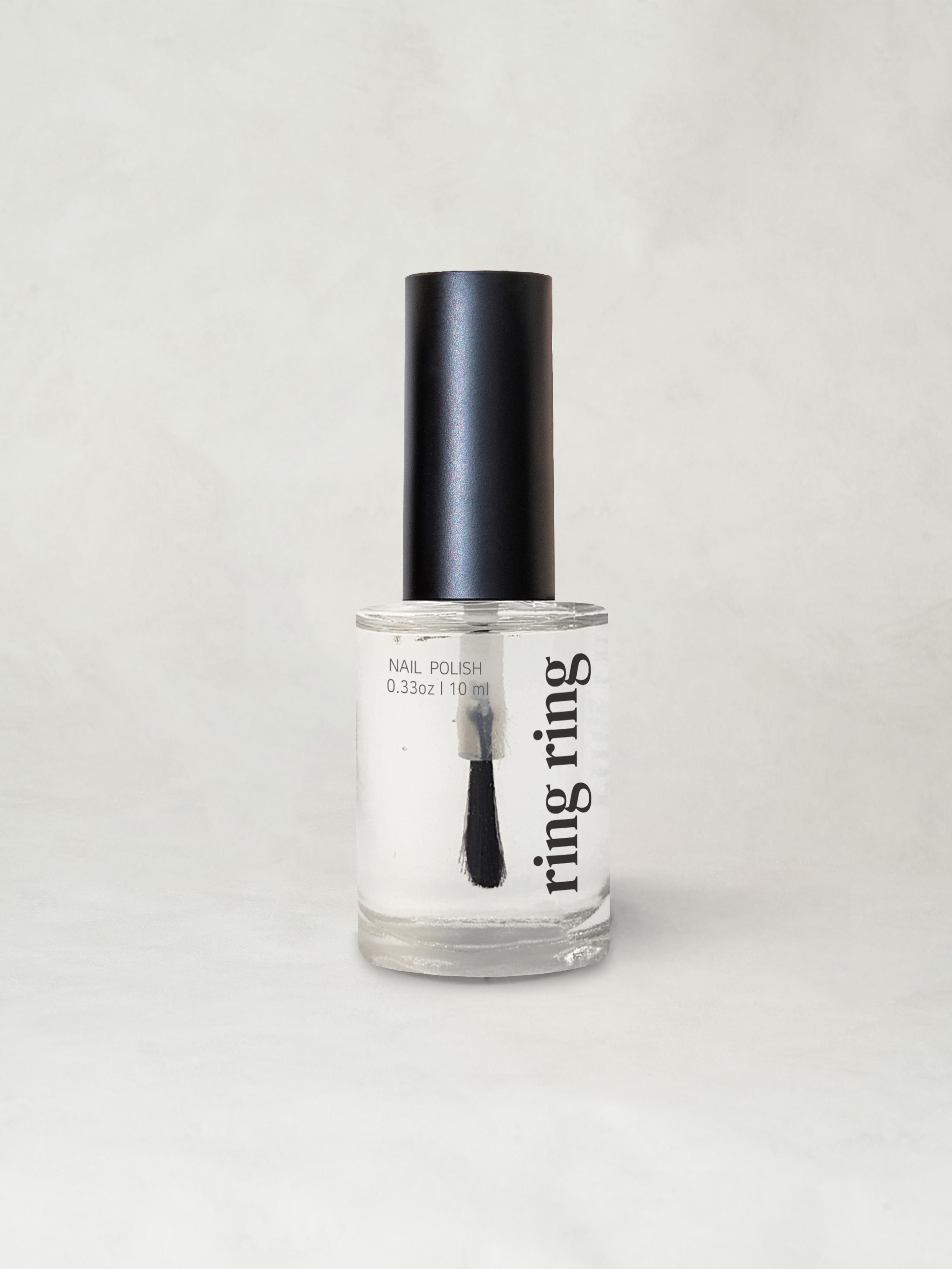 Ring Ring Solid Clear Nail Polish 10ml 1ea