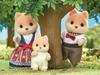 Sylvanian Families Dolls Dog ST Mark Ages 3 and Toy Sylvanian Epoch [Caramel Family] FS-35 Certified, Up, Dollhouse, Families,
