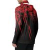 Men's Casual Outdoor Hooded Long Sleeve Sun Protection Shirt Lightweight Breathable Quick Dry Activewear Top for Sports Hiking