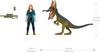 Jurassic World Dominion Claire and Dilophosaurus Human and Dino Pack Figure with Accessories [Parallel Import]