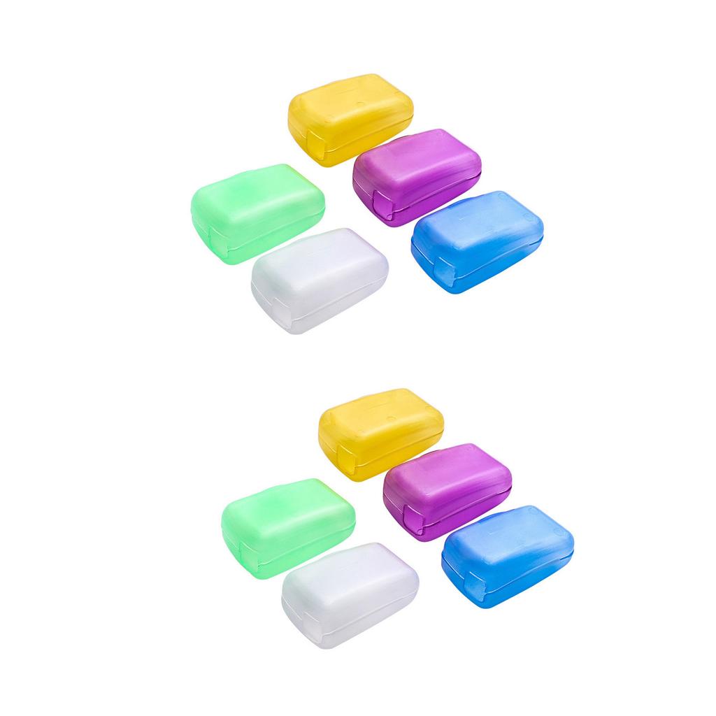 5/10/12pcs Toothbrush Head Protective Cover Dustproof Head Cover Toothbrush Protectors Case For Travel Hiking Campin