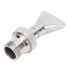 Fan Shaped Fountain Nozzle Stainless Steel 3/4 Inch 1/2 Inch Universal Flat Fountain Pond Water Nozzle Sprinkler for Garden Pool Landscaping