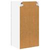Wall Mounted Glass Cabinet LUCCA 2 pcs Concrete Grey 40 x 31 x 80 cm