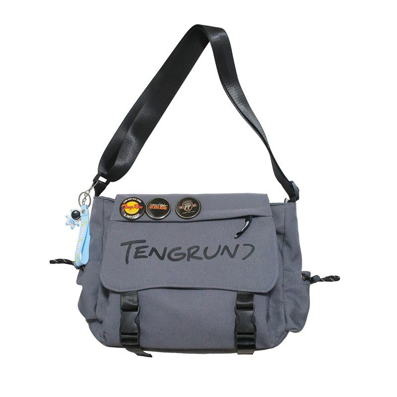 

Новая модная сумка-тоут из холста, простая сумка через плечо, переносная сумка через плечо серый