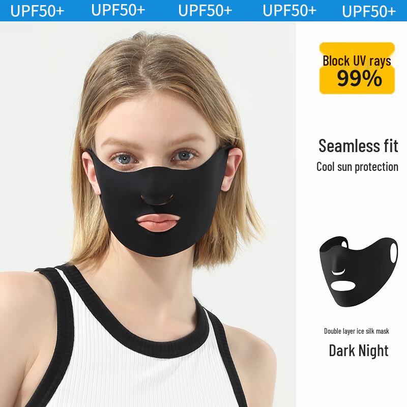 

GuTeng 3D Seamless Ear-Loop Sun Protection Face Mask One Size