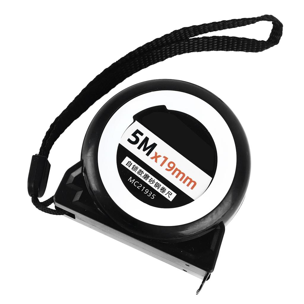 Steel Tape Measure High Accuracy Retractable Measuring Tape Self Locking Type Matte Finish 5 Meter
