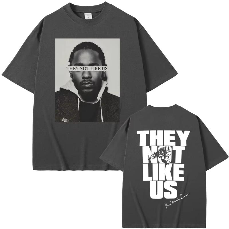 Rapper Kendrick Lamar They Not Like Us Tshirt Unisex Women Fashion Hip Hop Oversized Tshirts Summer Unisexs Cotton Vintage T Shirt
