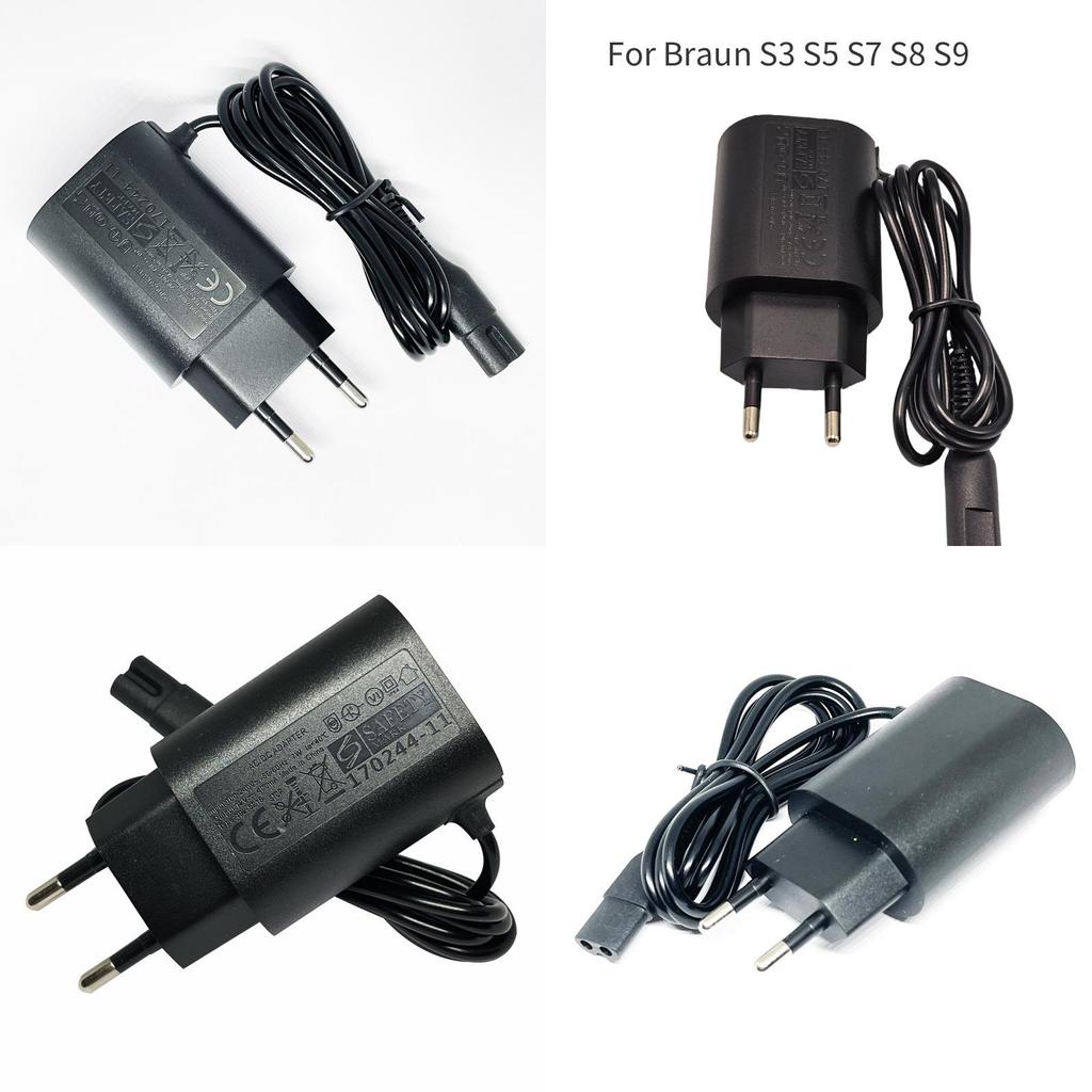 Адаптер-зарядний пристрій для бритви Braun з блоком живлення 12 В для серій S3 S5 S7 S8 S9 пристроїв для догляду