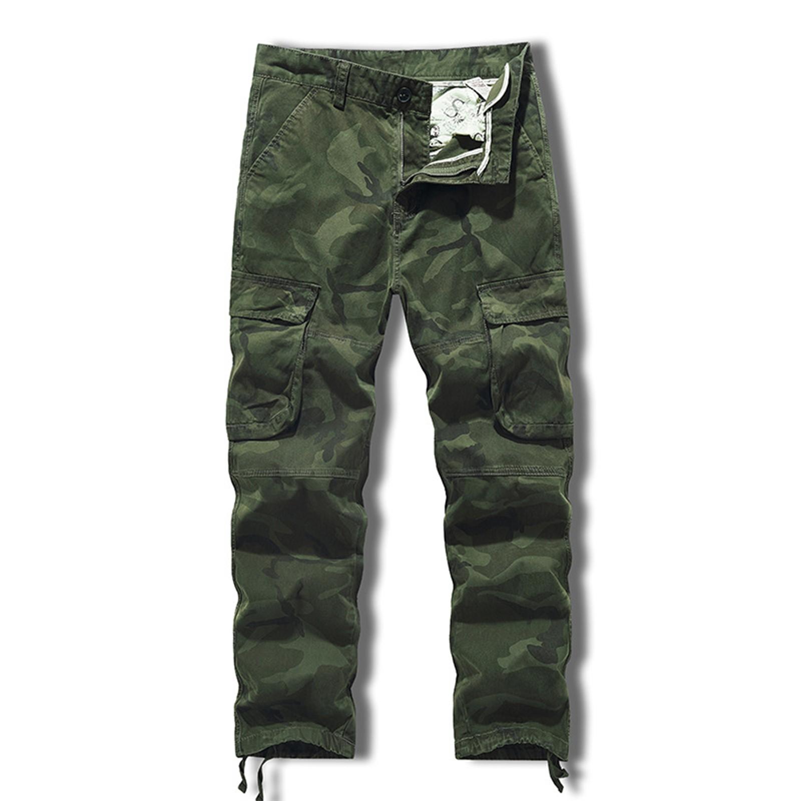 

Spring Outdoor Men s Casual Pants Slim Fit Elastic Running Loose Sports Pants 38 армія зелений колір