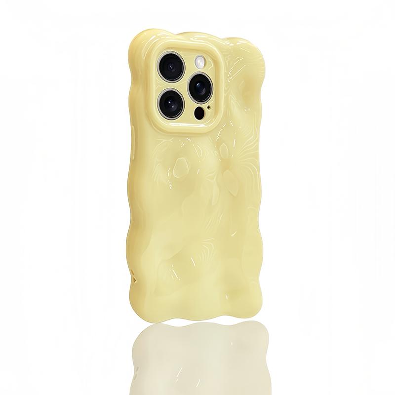 Ins 3D Clouds Waves Dopamine Color TPU Phone Case For For Iphone 17 Air 16 1 14 Plus 13 12 11 Pro Max Soft Shockproof Back Cover